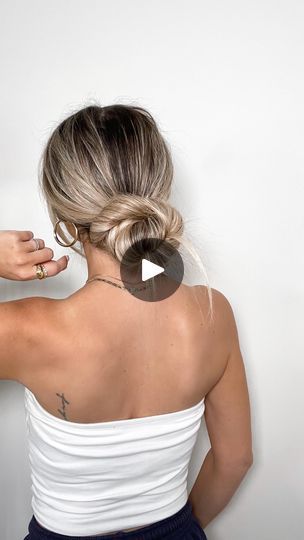 94K views · 6.1K reactions | Low Messy Bun 🤍 an easy summer hairstyle that checks all the boxes and works for everything from pool day hair, to date night hair, to running errands, lounging and everything in between! Save this for later when you’re in need of a little hair inspo xx

#hairtutorial #hairstyles #hairideas #lowbun #messybun #summerhair | KAIT CURNOW | Ciara · Can't Leave 'Em Alone Pool Day Hair, Low Messy Bun, Low Messy Buns, Date Night Hair, Night Hair, Aloe Vera Hair Mask, Pool Day, Easy Summer Hairstyles, Double Chin