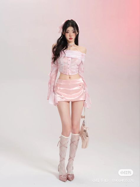 Peony Aesthetic, Street Outfits, Preformance Outfits, Aesthetic Streetwear, Kawaii Fashion Outfits, Cute Anime, Fairy Grunge, Pink Outfits, Kpop Fashion Outfits