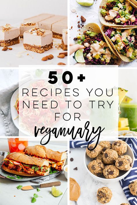 50 + Recipes You Need To Try For Veganuary -- From breakfast to dinner and everything in-between, this article has you covered for the best vegan recipes the internet has to offer! Get ready to kill Veganuary this year! #vegan #veganuary #healthy #newyears #veganrecipes #breakfast #lunch #dinner #snacks #desserts | Mindful Avocado Meatless Lunches, Vegan Avocado Recipes, Unprocessed Recipes, Vegan Picnic, Vegan Juice, Dinner Snacks, Healthy Vegan Breakfast, Wfpb Recipes, Vegan Lunch Recipes