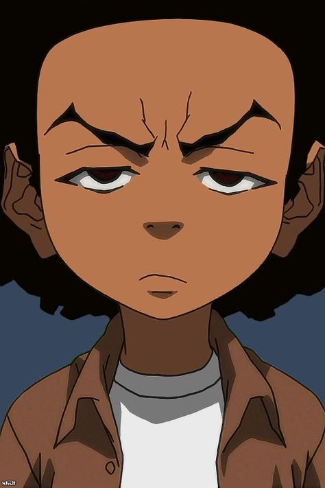 1000+ ideas about Boondocks Characters on Pinterest | Drawing ... Boondocks Cartoon, Huey Freeman, Anime Character, Drawings, Hair, Anime, White, Black