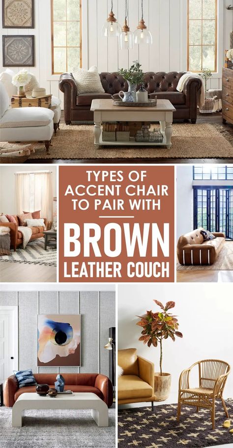 Couch And Accent Chairs, Living Room Design Brown, Light Brown Couch, Leather Couch Decorating, Dark Leather Couches, Caramel Leather Sofa, Dark Brown Leather Sofa, Brown Leather Couch Living Room, Brown Leather Furniture