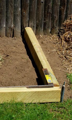 Border planting corner formed by 2 landscape timbers. As picture shows, they make a tidy corner. Timber Garden Edging, Landscape Timber Edging, Timber Edging, Wood Landscape Edging, Wooden Garden Edging, Traditional Landscaping, Wood Edging, Landscape Timbers, Landscape Borders