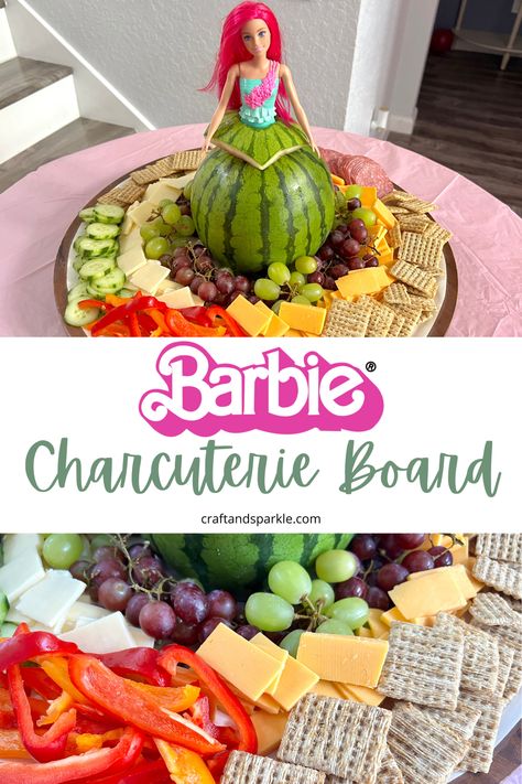 Barbie Charcuterie, Barbie Charcuterie Board, Birthday Themes For Girls, Barbie Party Ideas, Barbie Theme Party, Party Ideas For Girls, Barbie Birthday Party, Barbie Theme, Girl Birthday Themes