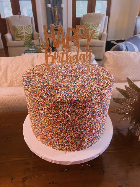 Trend Cake, Preppy Birthday, Mini Cakes Birthday, 13th Birthday Parties, Cake Inspo, Sprinkle Cake, Party Inspo, Pretty Birthday Cakes, 14th Birthday