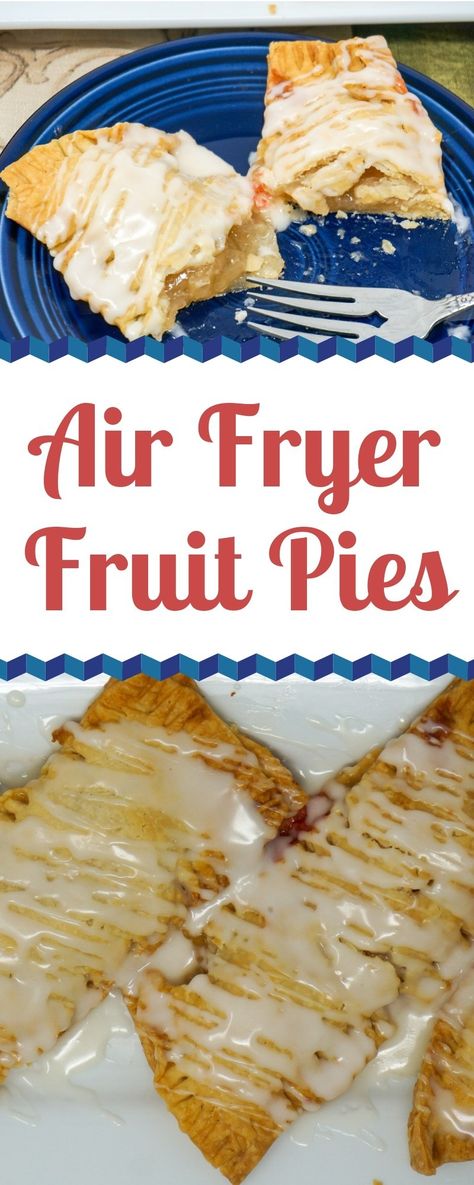 Air Fryer Fruit Pies - Classic Fried Pies made lighter and crispy in the Air Fryer. Choose your own flavor - apple, cherry, peach, blueberry, strawberry! | Air Fryer Desserts | Air Fryer Fruit Pies | Air Fryer Apple Pie | Air Fryer Cherry Pie | Air Fryer Peach Pie | Air Fryer Blueberry Pie | Air Fryer Strawberry Pie | #AirFryer #Desserts #AirFryerDesserts #FruitPies Air Fryer Fruit, Fruit Pies, Food Experiments, Fried Pies, Air Fried Food, Air Fryer Oven Recipes, Airfryer Recipes, Air Fry Recipes, Air Fryer Dinner Recipes