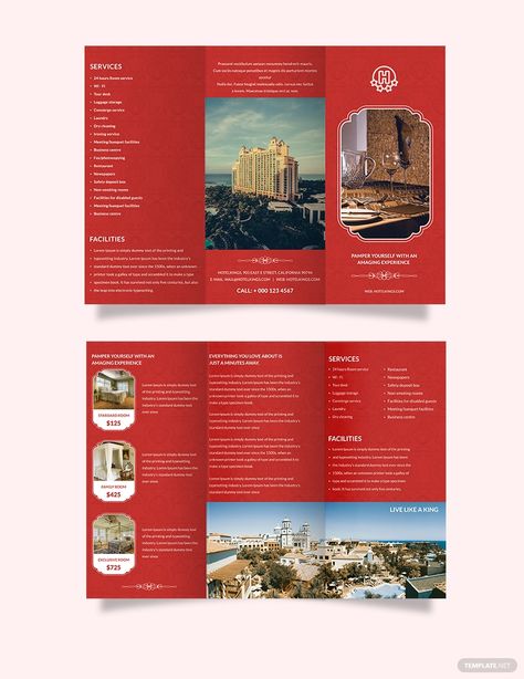 Free Hotel A3 Brochure Template #AD, , #sponsored, #Hotel, #Free, #Template, #Brochure Hotel Flyer Design Inspiration, Hotel Flyers Graphic Design, Hotel Brochure Design, Minimalist Brochure, Hotel Information Booklet, Luxury Hotel Brochure, Spa Brochure, Hotel Bifold Brochure, Brochure Design Templates