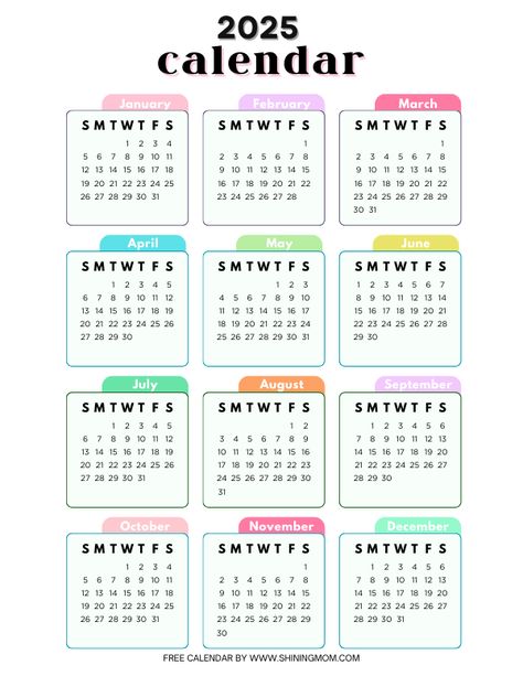 yearly calendar 2025 pdf template 2025 Calender Aesthetic Printable, 2025 Calendar Printable Free Aesthetic, School Planner Template, Planner Freebies, Minimal Calendar, Yearly Calendar Template, Instagram Story App, Year Challenge, Blank Monthly Calendar