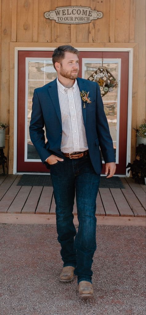 Blue groomsmen