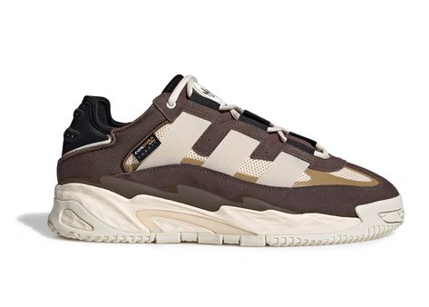 Men's Adidas Niteball Sneakers in Brown/Wonder White/Off White Adidas Niteball, Mens Adidas, Hot Sneakers, Shoes Sneakers Adidas, White Adidas, Jordan Retro, Adidas Yeezy, Mens Clothing Styles, Adidas Men