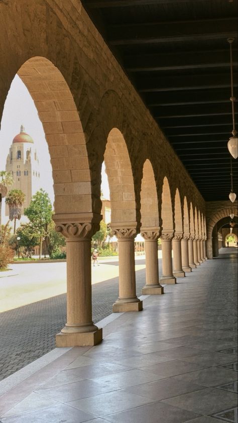 Campus Astethic, Stanford Campus Aesthetic, Stanford University Aesthetic Campus, College Campus Photography, Stanford Law School Aesthetic, Stanford University Wallpaper, Impossible Staircase, University Aesthetic Campus, University Campus Aesthetic