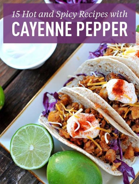 15 Crazy Amazing Things Made Better With Cayenne Pepper- Cosmopolitan.com Cayenne Pepper Recipes, Seafood Tacos, Hot Pepper Recipes, Pepper Sauce Recipe, Handle The Heat, Pepper Recipes, 30 Minute Dinners, Recipes Seafood, Mango Salsa