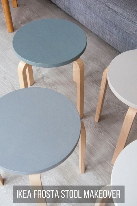 Easy Scandinavian IKEA Frosta Stool Makeover • Sarah Chetrit's From Lust Till Dawn Ikea Stool, Stool Makeover, Ikea Furniture Hacks, Ikea Chair, Sustainable Furniture, Living Room Furniture Sofas, Simple Bedroom, Ikea Furniture, Trendy Home