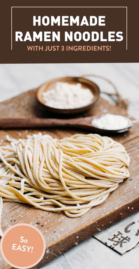 Homemade Ramen Noodles