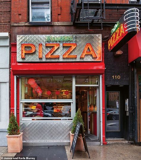 Stella's Pizza on 9th Avenue near West 17th Street in Chelsea, 2020 Pizza Store, Pizza Food Truck, Pizza Shop, New York Pizza, I Love Pizza, Ny Style, Love Pizza, Candy Store, Italian Restaurant