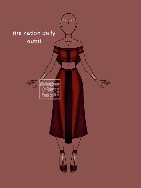 Avatar The Last Airbender Fire Nation Clothing, Avatar The Last Airbender Outfits Fire Nation, Atla Fire Nation Outfits, Fire Nation Inspired Outfits, Avatar Fire Bender Outfit, Fire Nation Dress, Fire Nation Outfits Female, Fire Nation Clothes Outfits, Fire Bending Outfit