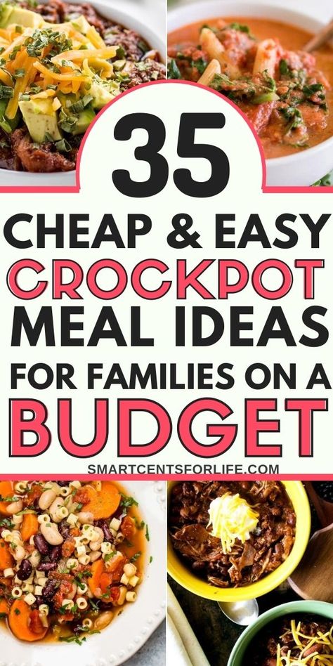 Crock Pot Meal Ideas, Crockpot Meal Ideas, Easy Crock Pot Meals, Easy Crockpot Meals, Crockpot Recipes Cheap, Crock Pot Meals, Recipes Cheap, Easy Crockpot Dinners, Easy Dinner Recipes Crockpot