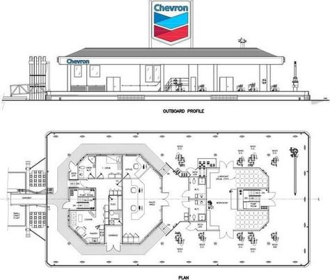 Gas Station Layout, Petrol Station Design, Architecture Symbols, Fuel Station, Car Shed, Architecture Drawing Presentation, Architectural Orders, Car Station, Old Gas Stations