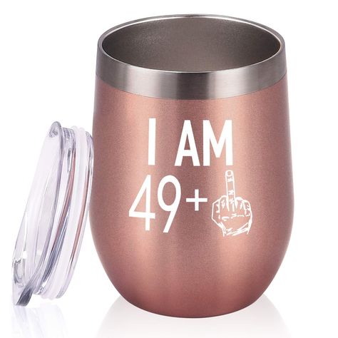 Dirty 30 Gifts, 30th Birthday Themes, Fun Wine Glasses, 40th Birthday Gifts For Women, 50th Birthday Gifts For Woman, Turning 50, Tumbler Glasses, Mom Friends, Surprises For Her