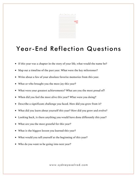 New Years Questions Life, Questions For The New Year, 2023 Reflection Questions, End Of Year Reflection Journal Prompts, Year End Questions, End Of Year Journal Prompts, New Years Questions, New Year Reflection Questions, New Year Questions