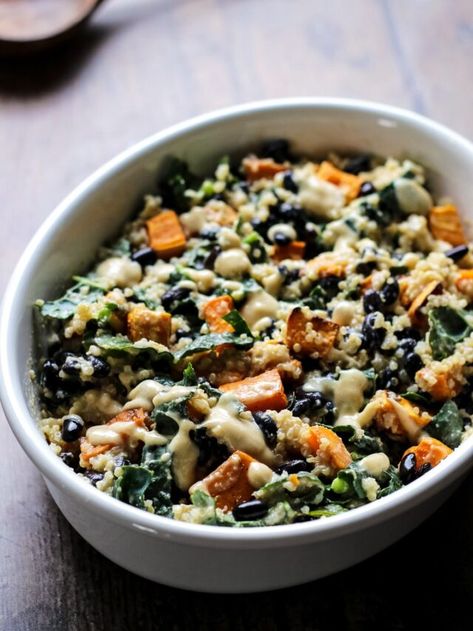 Kale Breakfast Casserole, Casserole With Black Beans, Low Fat Vegetarian Recipes, Kale Casserole, Kale Breakfast, Black Bean Casserole, Vegan Sweet Potato Casserole, Kale And Quinoa, Vegan Pumpkin Soup