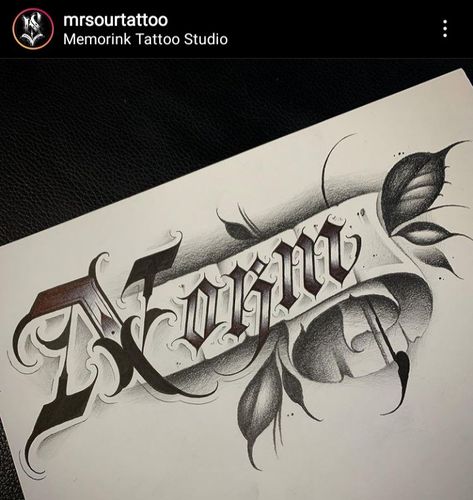 Tattoo Banner, Persian Tattoo, Tattoo Lettering Design, Chicano Lettering, Tattoo Outline Drawing, Banner Drawing, Graffiti Lettering Fonts, Tattoo Lettering Fonts, Hand Lettering Art