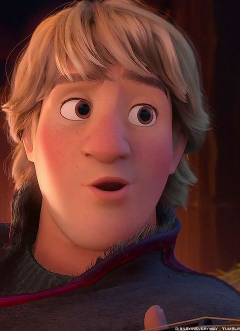 Kristoff Cristofer Frozen, Disney Male Characters, Kristoff Bjorgman, Disney King, Weird Characters, Sven Frozen, Kristoff Frozen, Weird Faces, Frozen Fan Art