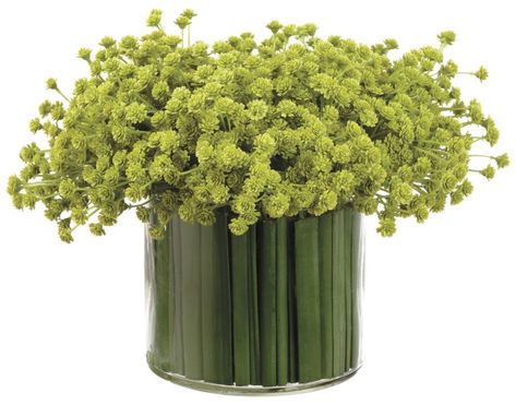 Allstate Floral   //  Allstate Living™ Summer/Fall 2018 Collection   //  Nothing does more for a drab room than flowers and greenery. That’s why our new expertly designed arrangements bring vitality with light and airy baby's breath and grass. With these natural-looking elements, the room feels instantly rejuvenated. Vase With Greenery, Deco Accessories, Tulips Arrangement, Breath Flowers, Popular Flowers, Baby Breath, Faux Flower Arrangements, Fall Arrangements, Rose Arrangements