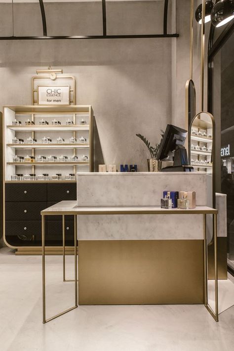 Jewelry Store Design, Store Interiors, Perfume Store, Counter Design, Cosmetic Shop, Retail Store Design, Commercial Architecture, Boutique Interior, Retail Interior