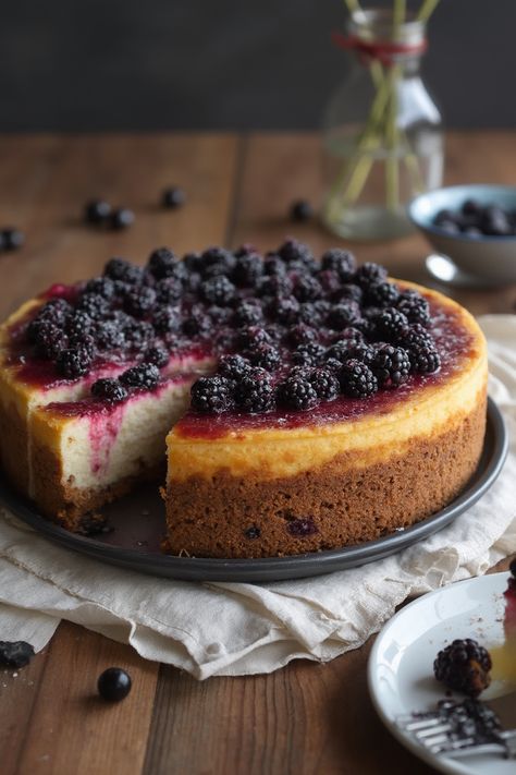 Huckleberry Cheesecake Recipe  Ingredients  - 1 1/2 cups graham cracker crumbs - 1/3 cup sugar - 1/2 cup unsalted butter, melted - 3 packages (8 ounces each) cream cheese, softened - 1 cup sugar - 1 teaspoon vanilla extract - 3 large eggs - 2 cups fresh or frozen huckleberries  Instructions  - Preheat oven to 325°F.  - In a medium bowl, mix together graham cracker crumbs, sugar, and melted butter until well combined. Press the mixture into the bottom of a 9-inch springform pan to form the crust.  - Full Recipe on... Huckleberry Cheesecake Recipe, Huckleberry Cheesecake, Springform Pan Recipes, Huckleberry Recipes, Huckleberry Pie, Cheesecake Toppings, Best Cheesecake, Easy Cheesecake Recipes, Springform Pan