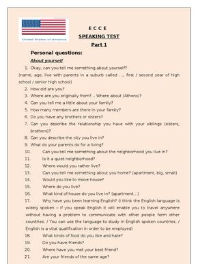 Another one worksheet about ECCE exams. In part one there are possible questions… Ilets Exam, Problem Solution Essay, Grammar Interactive Notebook, Speaking Activities English, Speaking Test, Esl Learning, Struktur Teks, English Grammar For Kids, Hindi Language Learning