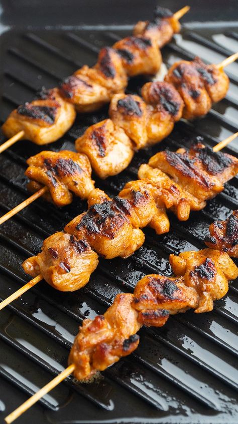 Satay Marinade, Salt And Chilli Chicken, Peanut Satay Sauce, Satay Skewers, Peanut Satay, Chicken Satay Skewers, Chicken Satay Recipe, Satay Recipe, Peanut Dipping Sauce