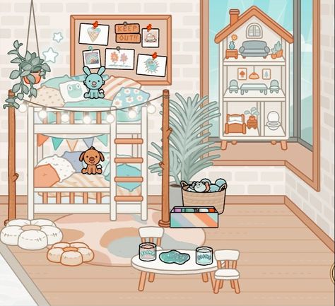 Toca Boca Modern Mansion Twins Room, Toco Boca Room Ideas Mansion, Toca World Twins Room, Toka Boka World Room, Toca Life World Aesthetic House, Toca Boca House Ideas Aesthetic, Toca World House Ideas Aesthetic, Toca Boca Room Ideas Aesthetic, Modern Mansion Bedroom