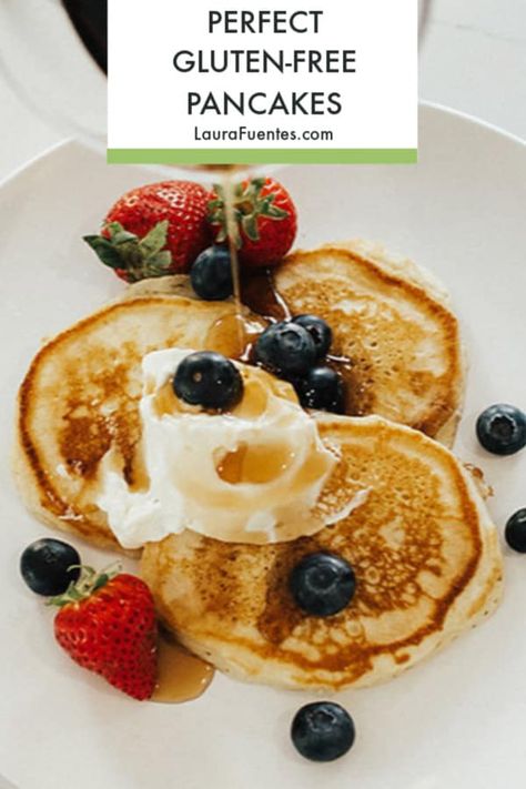 Pancake Recipe Gluten Free, Pancakes Dairy Free, Gluten Free Pancake Recipe, Gluten Free Pancakes Easy, Fluffy Gluten Free Pancakes, Gf Pancakes, Egg Free Pancakes, Gluten Free Pancake, Pancake Mix Recipe