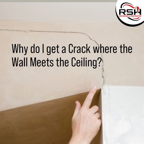 Ceiling Cracks, Ceiling Repair, Cracked Wall, Bathroom Ceiling, Construction Process, The Ceiling, Vaulted Ceiling, Structural Engineering, Commercial Property