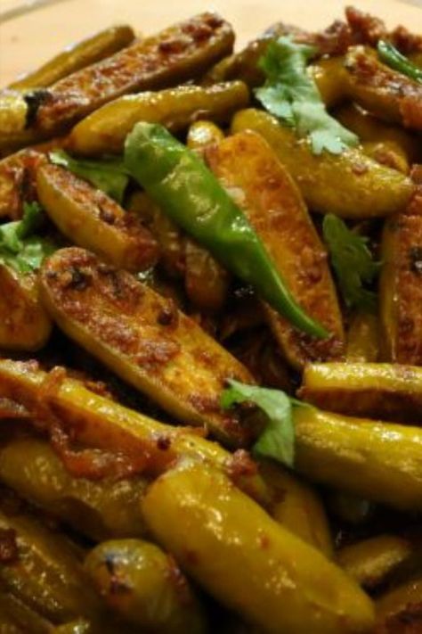 Easy, delicious Kundru Stir Fry Recipe. Great to enjoy for lunch or dinner!! Indian Vegetarian Dishes, Stir Fry Recipes, Vegetarian Dishes, Stir Fry, Chicken Wings, Meat, Chicken