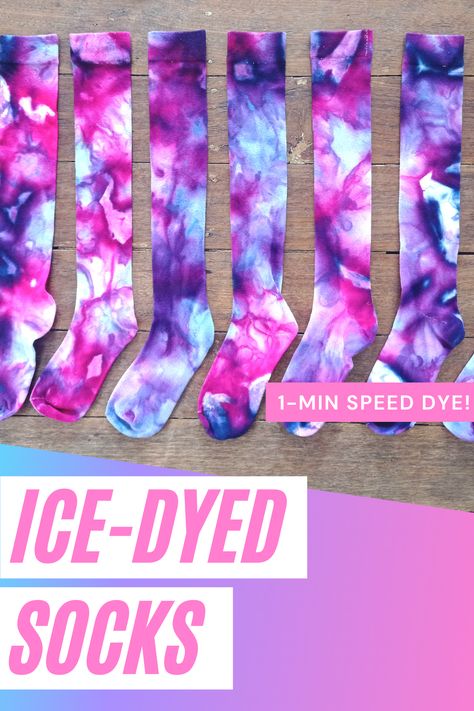 Tye Dye Patterns Socks, Sharpie Tie Dye Socks, Sock Tie Dye Techniques, Tye Dye Socks Diy, Tie Dye Projects For Kids, Tye Dye Socks Patterns, Tie Dye Patterns Socks, Tie Dye Colour Combinations, Creative Tie Dye Ideas