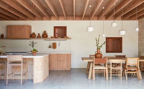 PROJECTS | Folk Studio Folk Studio, A Modern House, Natural Furniture, Studios Architecture, Contemporary Coastal, Outdoor Entertaining Spaces, Natural Interior, Indoor Outdoor Living, Exposed Brick