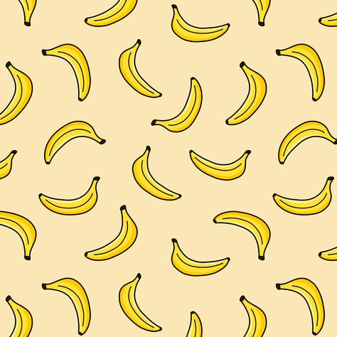 Cute banana pattern from DimensionC169. Perfect banana gift for banana lovers. dimensionc169.redbubble.com I Instagram: @DimensionC169 #banana #fruit #pattern #yellow #pastel #ripe #fruity #exotic #tropical #bananalover #healthy #vegan #happy #positivity #dimensionc169 #design #photoshop #artist Banana Background, Banana Illustration Design, Banana Doodle, Banana Graphic, Banana Aesthetic, Banana Design, Mixtape Art, Banana Wallpaper, Banana Painting