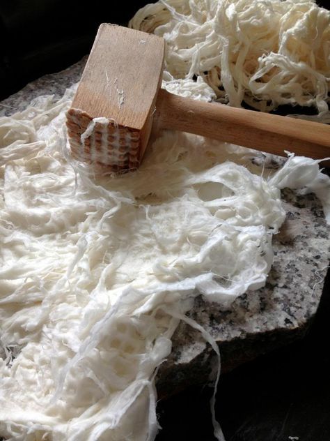 Papermaking /handmade paper products begins with the long Kozo fibers harvested from the Paper Mulberry tree./ SHare Studios Craft For Teens, Paper Making Process, Paper Mulberry, Paper Mache Crafts, Mulberry Tree, Shredded Paper, Paper Making, Paper Crafts Origami, Paper Products