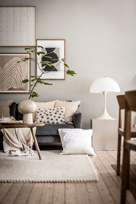 One Swedish Apartment Swedish Apartment, Living Room Scandinavian, Scandinavian Interior Design, Scandinavian Living, Decoration Inspiration, Contemporary Home Decor, Ikea Furniture, Ikea Hacks, Scandinavian Interior