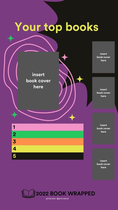 spotify book wrapped 2022 template instagram ig template booktwt booktok Spotify Design, Senior Year Things, Books 2022, Yearbook Template, Yearbook Spreads, Yearbook Layouts, Spotify Wrapped, Yearbook Pages, Yearbook Covers