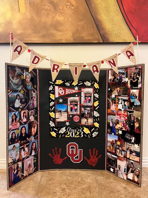 Athletic Trainer Senior Night, Sports Shadow Box Ideas High Schools, Senior Picture Boards Photo Displays High School Graduation, Senior Night Posters Trifold, Senior Night Trifold Board Volleyball, Senior Picture Boards Photo Displays Sports, Tri Fold Senior Board Ideas, Senior Night Trifold Board Basketball, Senior Poster Board Ideas Band