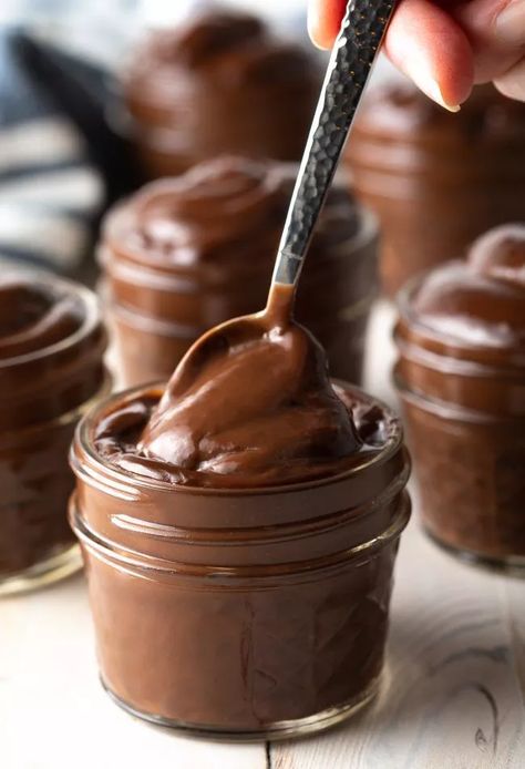 The Best Homemade Chocolate Pudding Recipe - You won't believe how incredibly easy it is to make creamy and luscious chocolate pudding from scratch! Skip the box and give this classic homemade pudding recipe a try. #chocolatepudding #chocolatepuddingrecipe #homemadepudding #howtomakepudding #aspicyperspective Homemade Chocolate Pudding Recipe, Home Made Pudding, Pudding Recipes Homemade, Chocolate Pie Filling, Easy Chocolate Pudding, Chocolate Pudding Recipe, Easy Pudding Recipes, Homemade Chocolate Pudding, Pudding Flavors