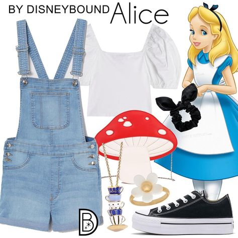 Disney Lovers! • Instagram Disneybound Family Outfits, Alice In Wonderland Disneybound, Bounding Disney, Disney Bounding Outfits, Bounding Outfits, Alice Halloween, Wonderland Outfit, Disney Bounding Ideas, Alice In Wonderland Outfit