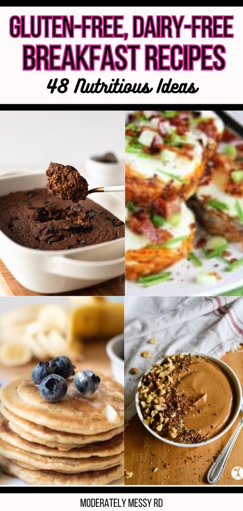 48 gluten-free, dairy-free breakfast recipes to add some variety to the most important meal of the day! From easy egg dishes, to various pancake and waffle recipes to more unique options– this list will give you some new ideas and inspiration that fit within your life and for your preferences. Meat Free Protein, Easy Egg Dishes, Gluten Free Dairy Free Breakfast, Smoked Salmon Breakfast, Pancake And Waffle, Dairy Free Breakfast Recipes, Sweet Potato Smoothie, Chocolate Peanut Butter Smoothie, Dairy Free Breakfasts