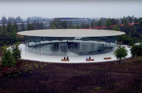 Apple Headquarters, Apple Park, New Drone, Foster Partners, Hidden Rooms, Brutalist Architecture, Drone Video, Theatre Set, Parking Design