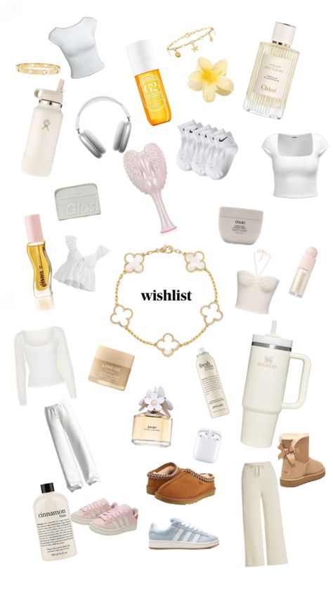 Vanilla girl wishlist clothes makeup perfume skincare all the essentials Christmas wishlist birthday wishlist burr basket Vanilla Girl Christmas, Vanilla Girl Essentials, Vanilla Girl Wishlist, Christmas Baskets, Birthday Wishlist, Christmas Wishlist, Christmas Girl, Vanilla, Makeup