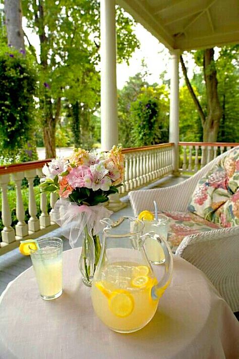 On the porch with some lemonade. Porch Design Ideas, Southern Porches, Porch Sitting, Southern Life, Southern Homes, Home Porch, Southern Hospitality, Southern Comfort, Sunrooms