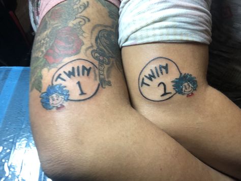 Tattoo,twin, matching tattoos, tattoo ideas Matching Tattoos Uncle Niece, 1 Of 2 Twin Tattoo, Twin Tattoos Ideas, Twin Brother Tattoo Ideas, Identical Twin Tattoos Ideas, Matching Tattoos For 4 Siblings, Boy And Girl Matching Tattoos, Tattoo Ideas Twins, Matching Tattoos For Twins Sisters