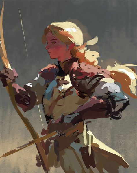 Archer Sketch, Bow And Arrow, Art Studies, Art Block, Painting Style, Art Reference Photos, Art Reference Poses, Pretty Art, 그림 그리기